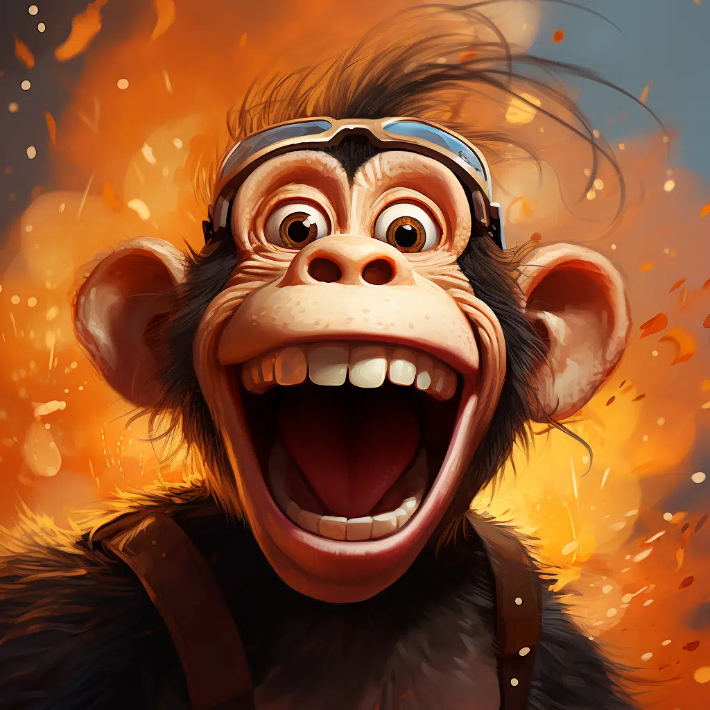 cartoon monkey