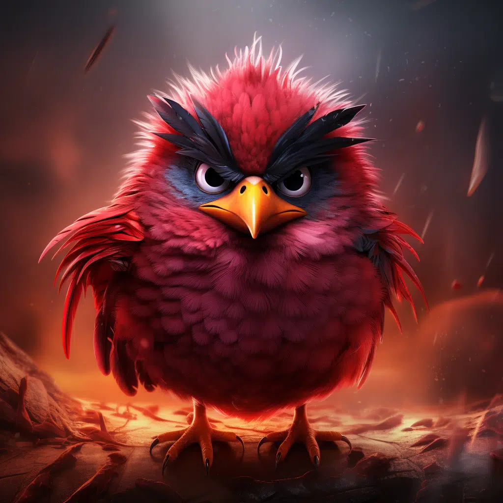 red angry bird