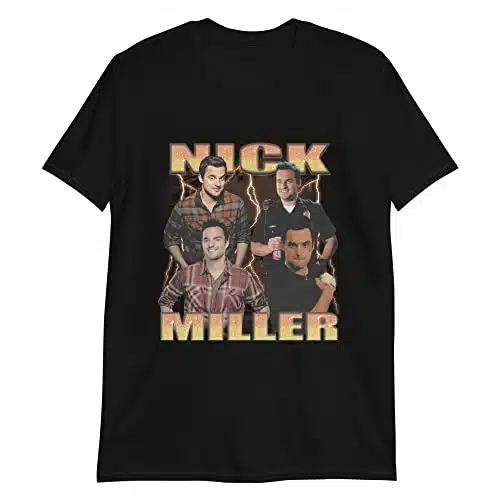 Nick Miller Shirt, New Girl Shirt, Jake Johnson Shirt, Nick Shirt from New Girl Black