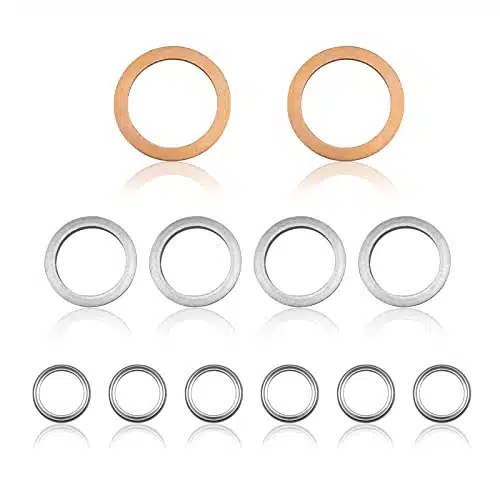 pcs Differential Transfer Case Crush Washer Gasket Kit Compatible with Toyota Lexus Scion Runner Land Cruiser Tundra Tacoma FJ Cruiser Highlander RAVSienna , , A