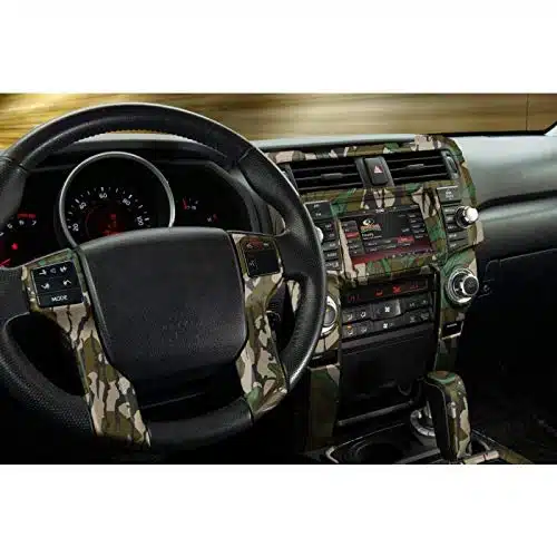 Mossy Oak Graphics Interior Auto Dash Kit, Easy to Install, No Fade, Cast Vinyl, Greenleaf