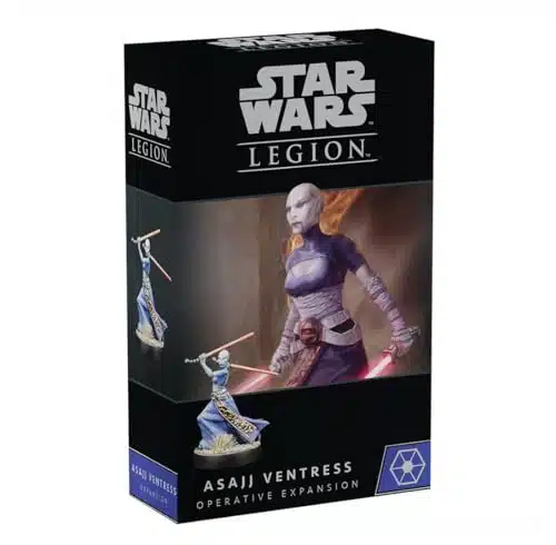 Star Wars Legion Asajj Ventress Operative Expansion  Two Player Miniatures Battle Game  Strategy Game for Adults and Teens  Ages +  Average Playtime Hours  Made by Atomic Mass